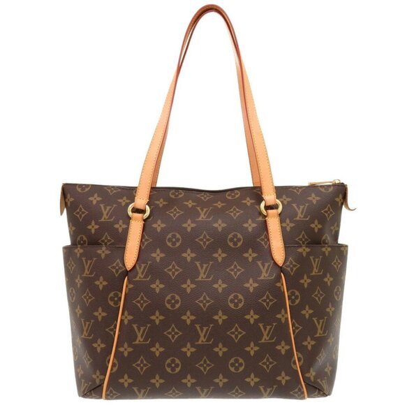 LOUIS VUITTON Brown Monogram Tote Bag - Picture 3 of 9